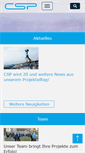 Mobile Screenshot of csp-ag.ch